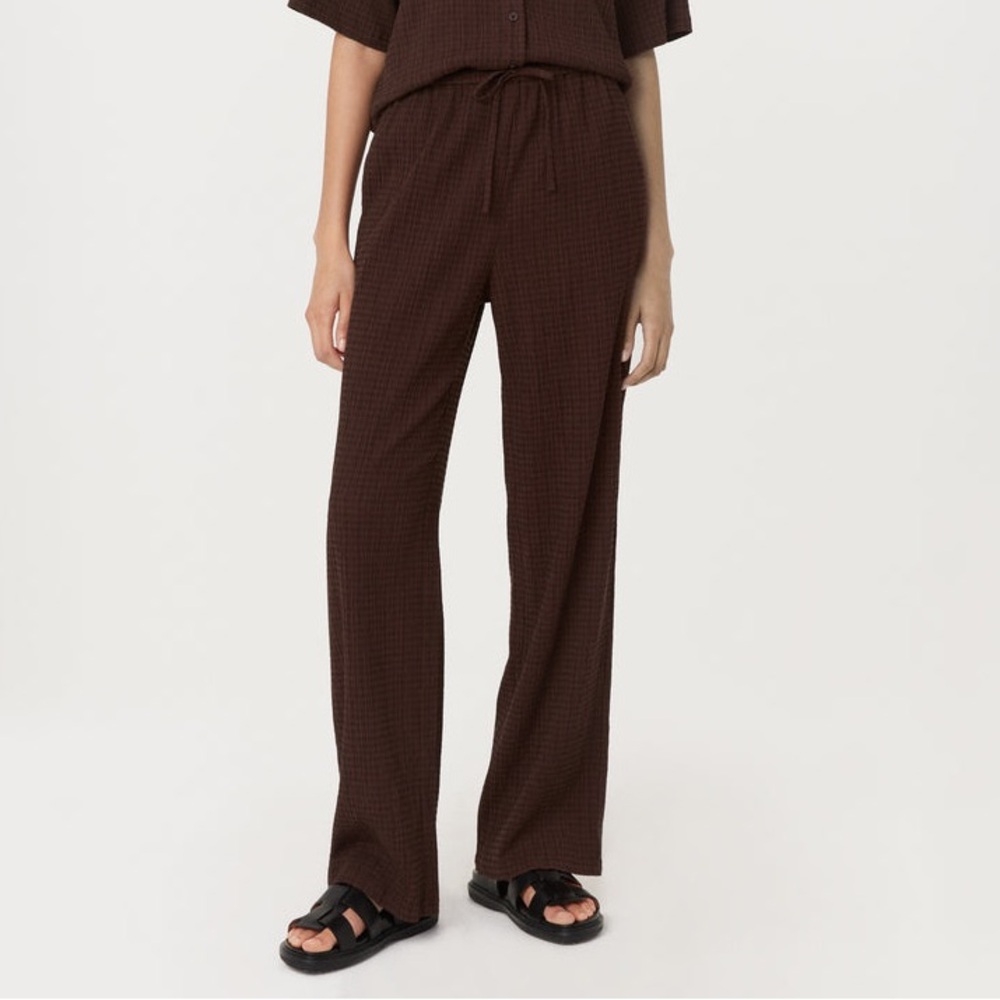 Frank & Oak Annie Textured Loose Pant